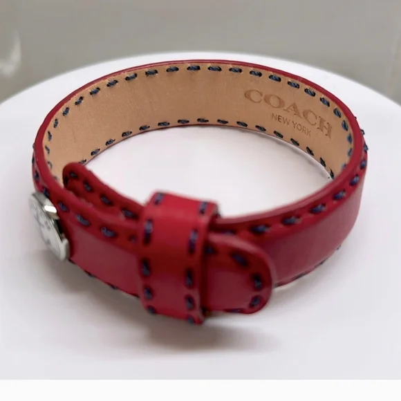 Coach Nautical Leather Bracelet NWOT - Picture 2 of 6